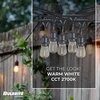 Bulbrite 14-foot String Light Kit with Clear Shatter Resistant Vintage Style S14 LED Light Bulbs, 2PK 862817